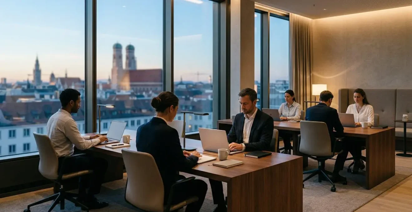 Modernes Business-Hotel in München mit schnellem WLAN während der Messezeiten