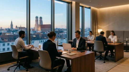 Modernes Business-Hotel in München mit schnellem WLAN während der Messezeiten
