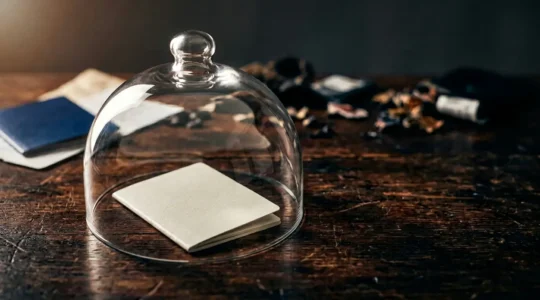 Reisedokument mit Versicherungssymbol als Schutzschild vor finanziellen Risiken