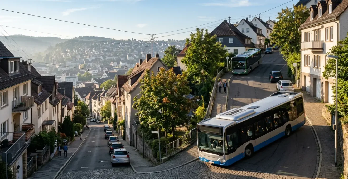 Stadtbusse auf hügeliger Strecke: Vergleich zwischen Wasserstoff- und Batterietechnologie