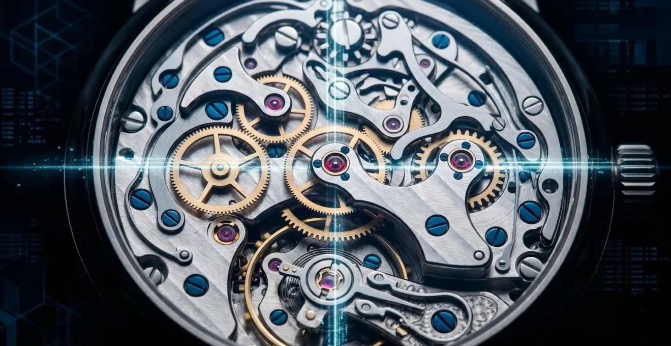 Luxusuhr aus Glashütte mit digitalem Blockchain-Zertifikat
