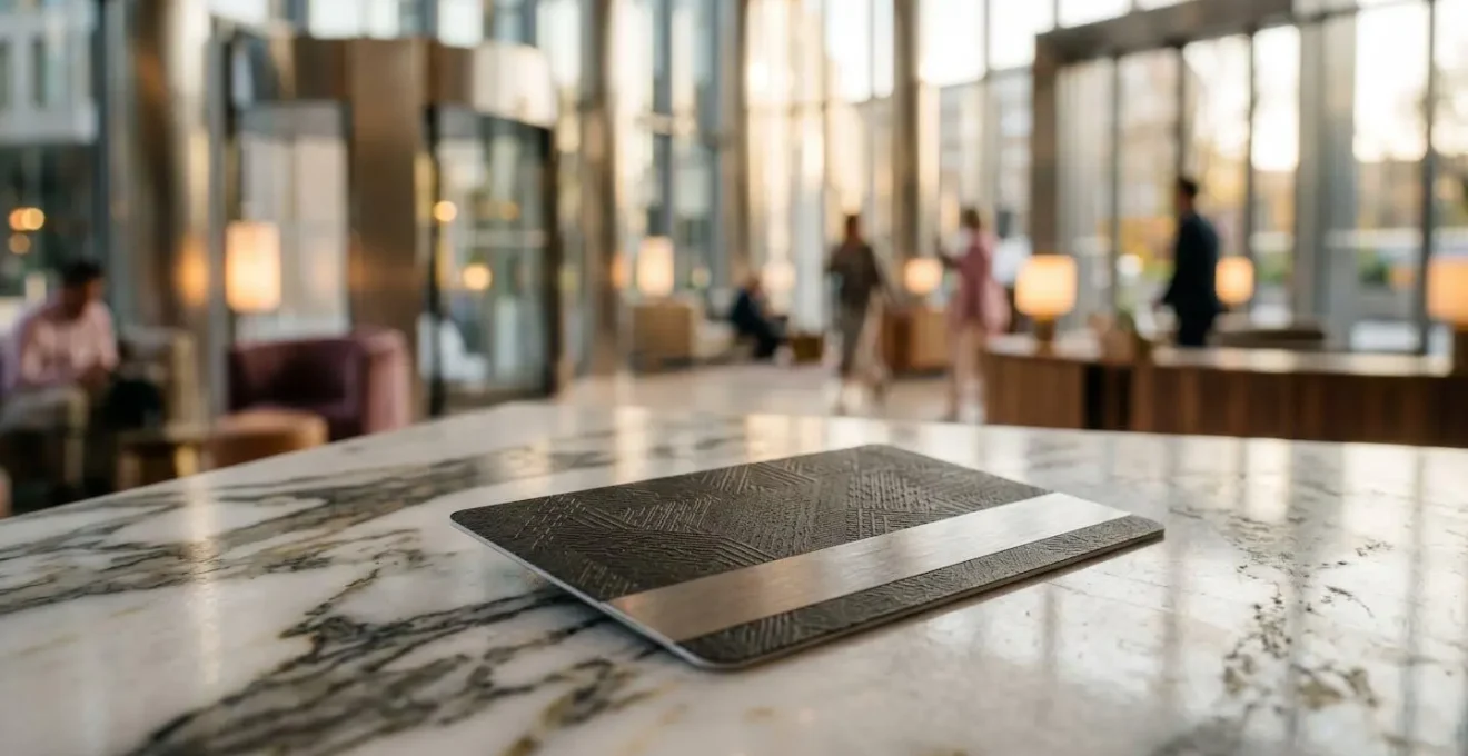Hotellobby mit direktem Zugang zur Messe Frankfurt