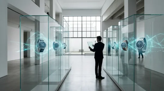 Digitaler Markenraum mit Blockchain-Elementen und Kundenerlebnis