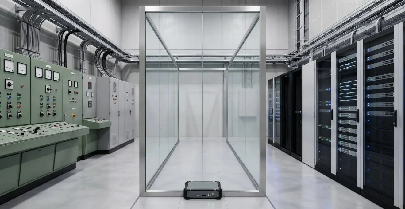 Schematische Darstellung einer Produktions-DMZ zwischen OT und IT Netzwerken